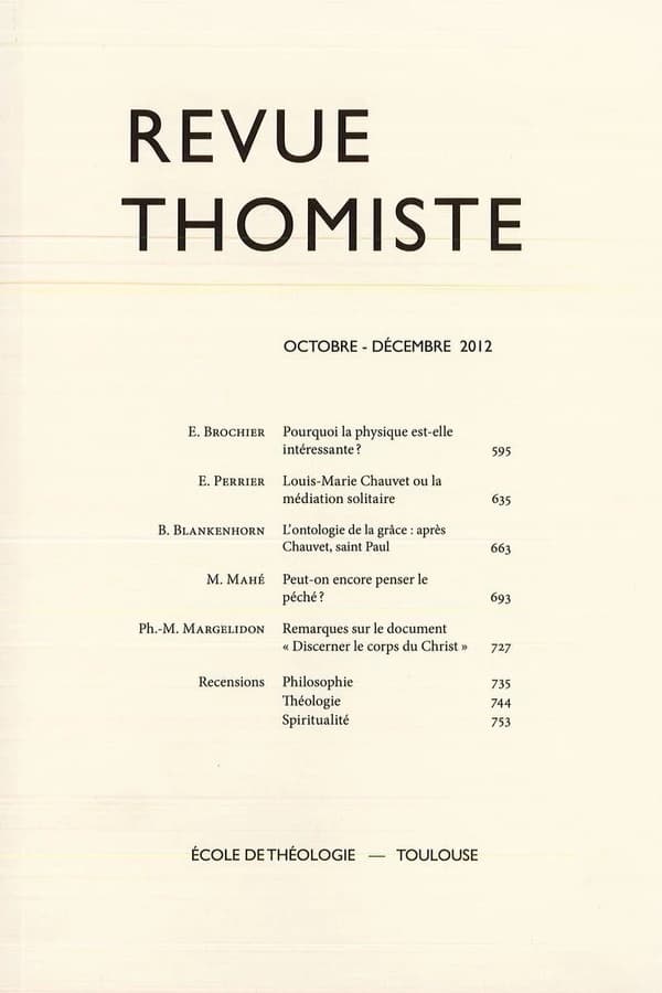 Revue thomiste