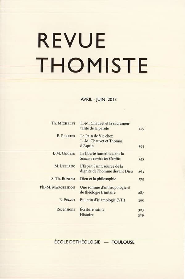 Revue thomiste