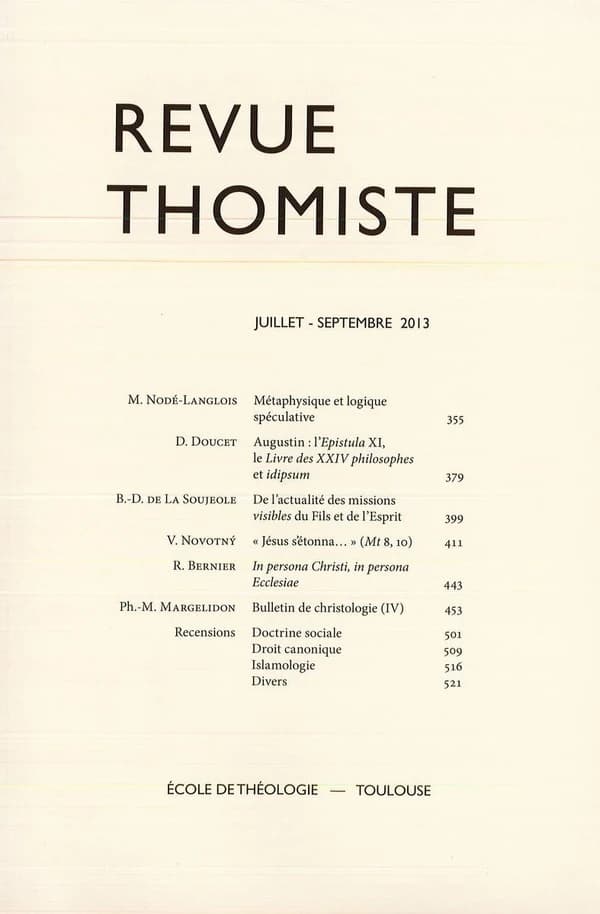 Revue thomiste