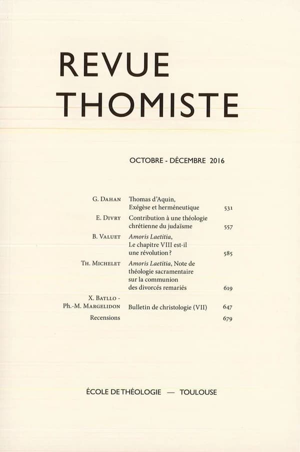 Revue thomiste