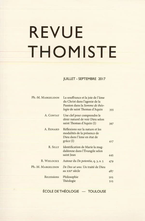 Revue Thomiste - 3