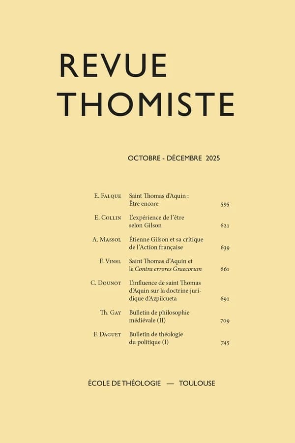 Revue thomiste n.4