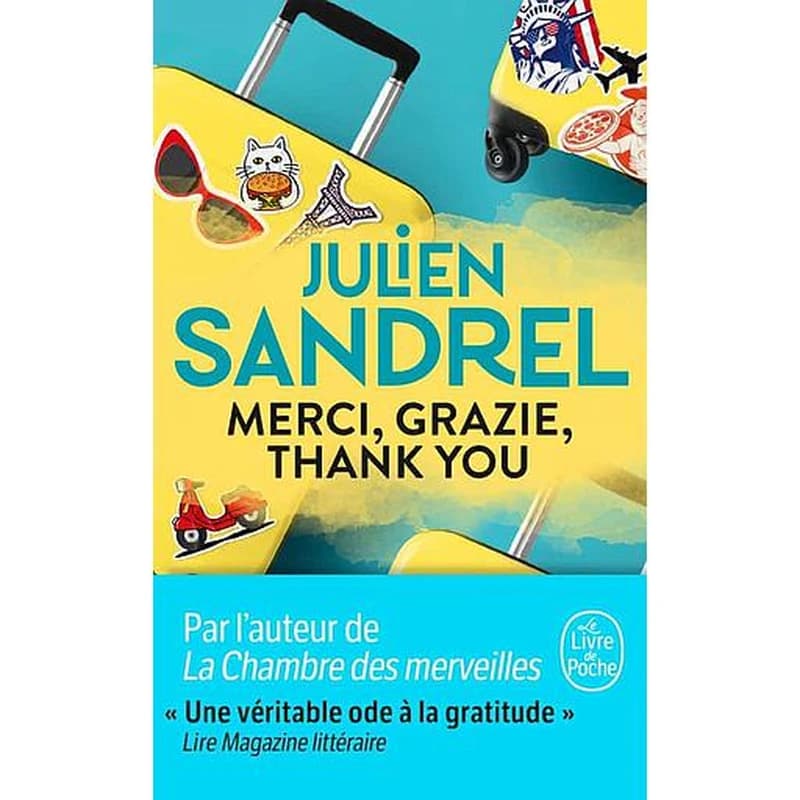 Merci, grazie, thank you