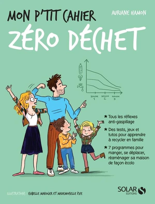 Mon p'tit cahier zéro déchet : écologique