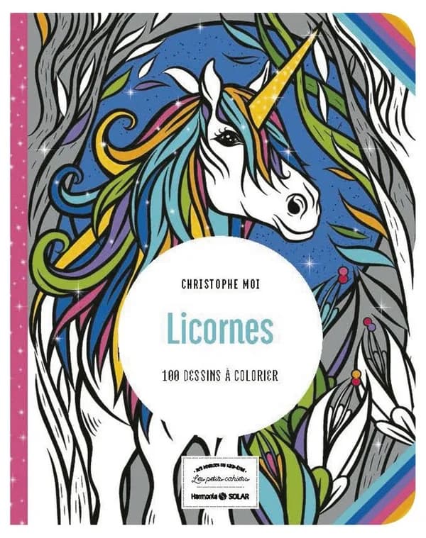 Licornes : 100 dessins à colorier : [Album à colorier]