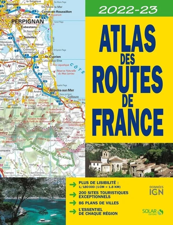 Atlas des routes de France : 2022-23