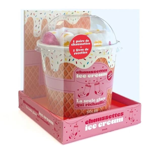 Chaussettes ice cream : La seule glace qui réchauffe !