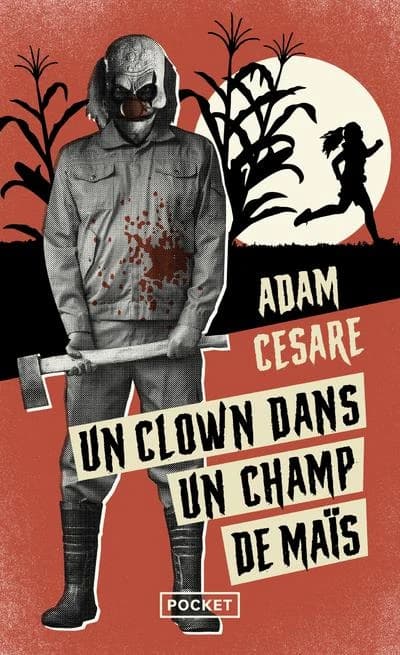 Un clown dans un champ de maïs