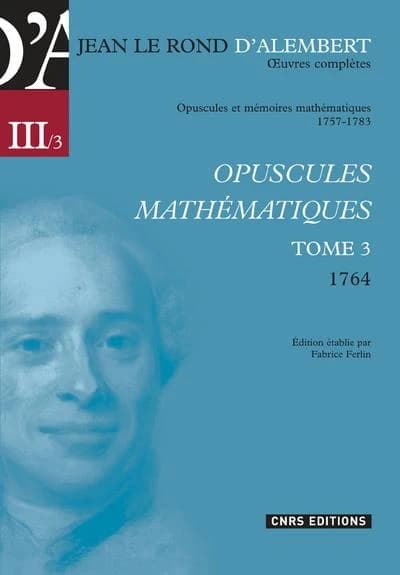 Opuscules mathématiques. Tome III