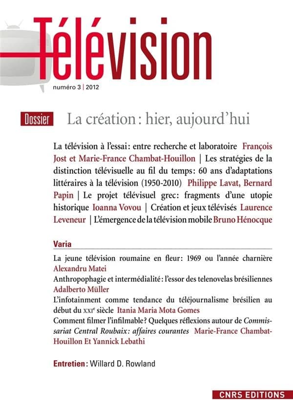 La création : hier, aujourd'hui