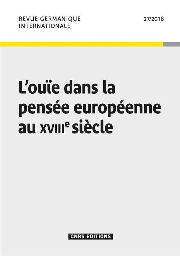 Revue germanique internationale