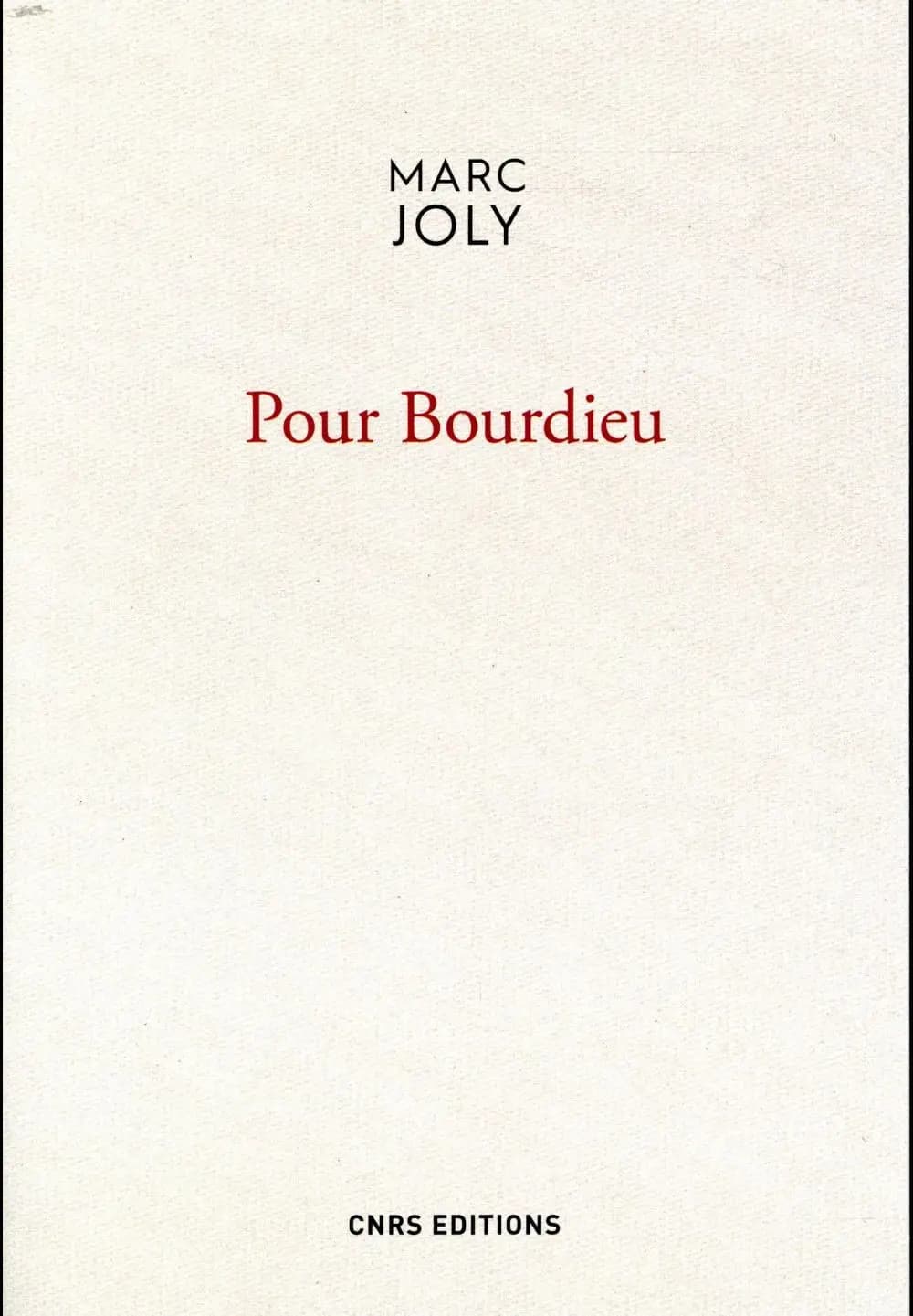 Pour Bourdieu