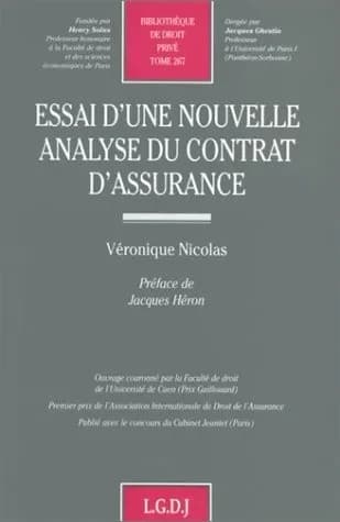 Essai d'une nouvelle analyse du contrat d'assurance