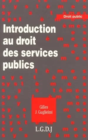 Introduction au droit des services publics