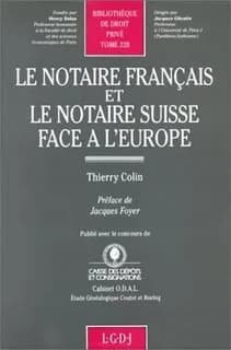 Le notaire français et le notaire suisse face à l'Europe