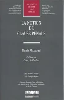 La notion de clause pénale