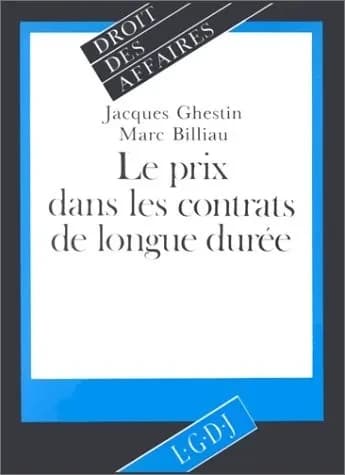 Le prix dans les contrats de longue durée