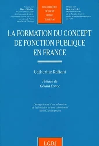 La formation du concept de fonction publique en France