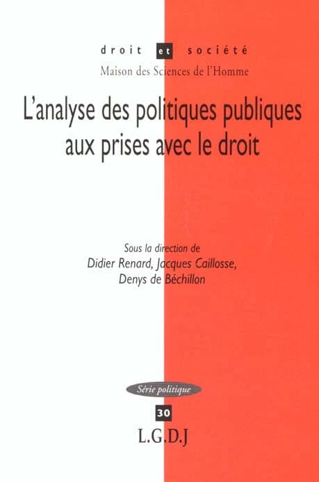 L'analyse des politiques publiques aux prises avec le droit