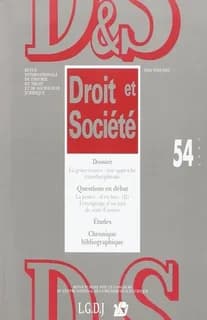 Revue droit et societe n 54