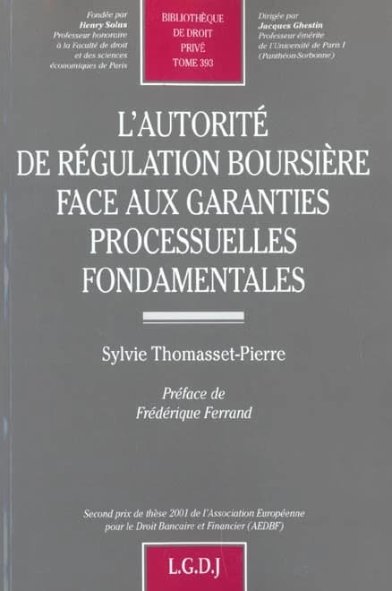 L'autorité de régulation boursière face aux garanties processuelles fondamentales