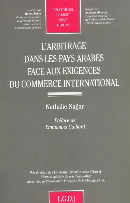 L'arbitrage dans les pays arabes face aux exigences du commerce international