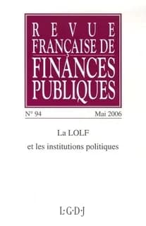 Revue francaise de finances publiques n 94