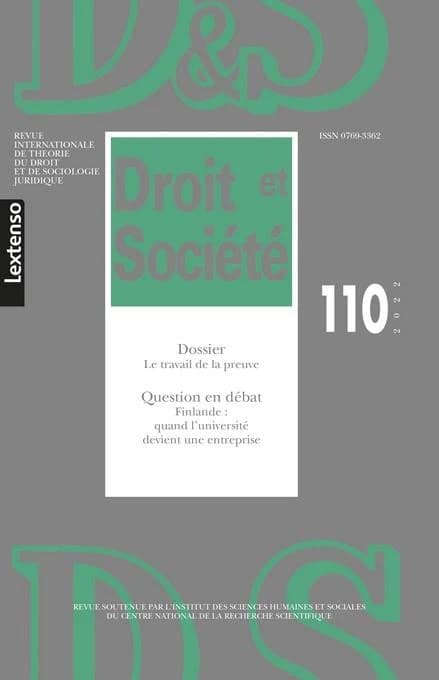 Droit & societé n°110-2022