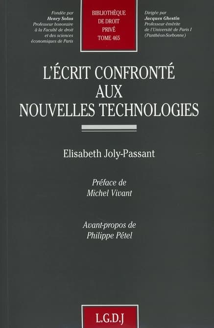 L'écrit confronté aux nouvelles technologies