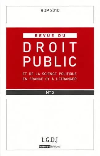 Revue du droit public n.2010