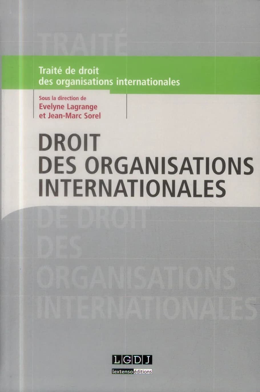 Droit des organisations internationales