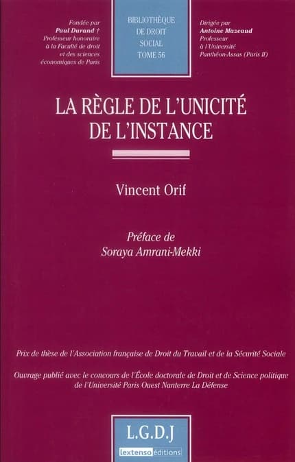 La règle de l'unicité de l'instance