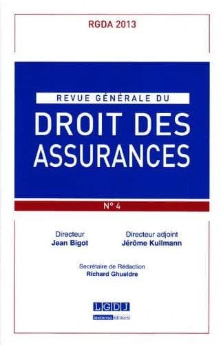 REVUE GENERALE DU DROIT DES ASSURANCES n.4