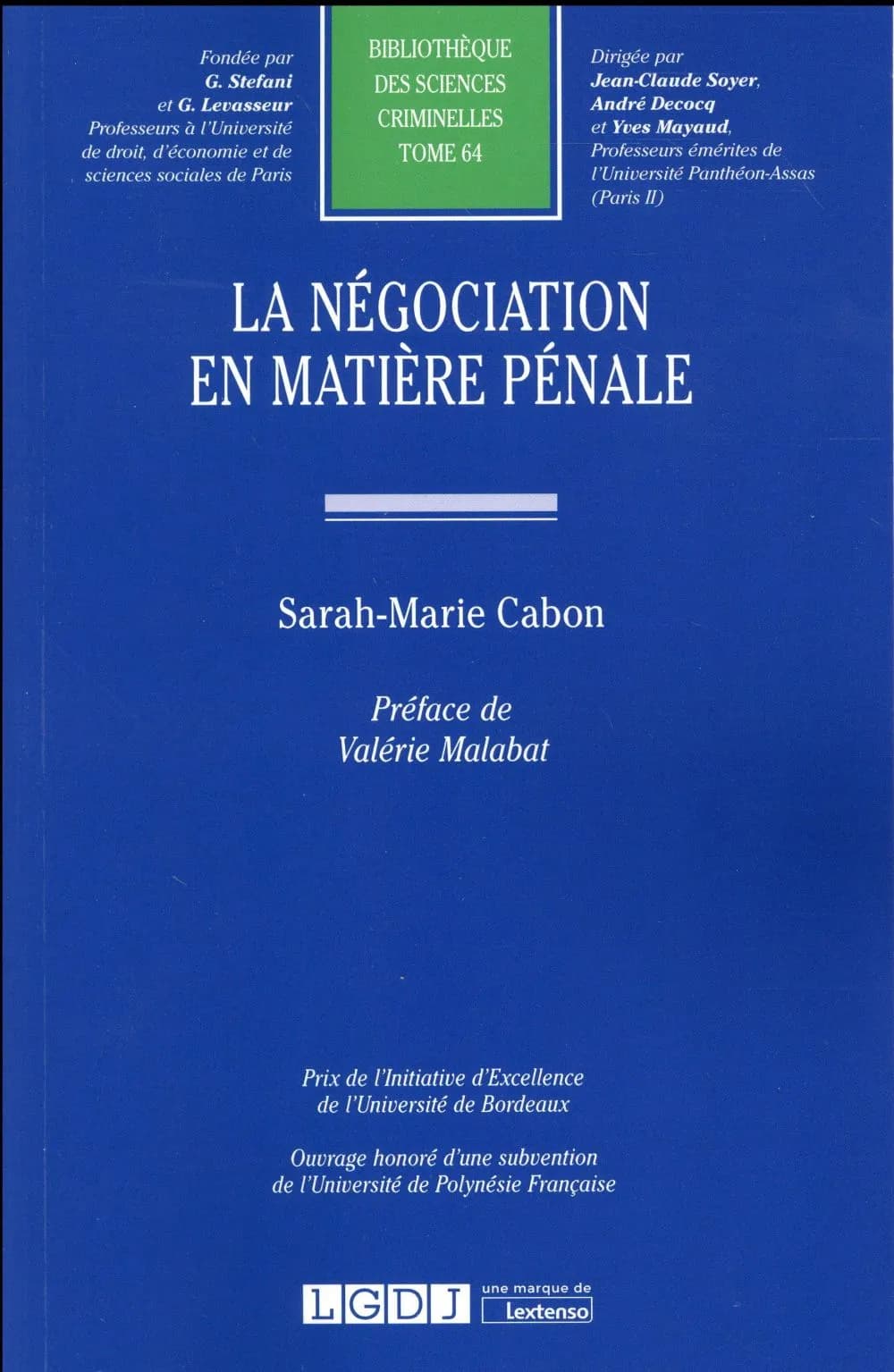 La négociation en matière pénale