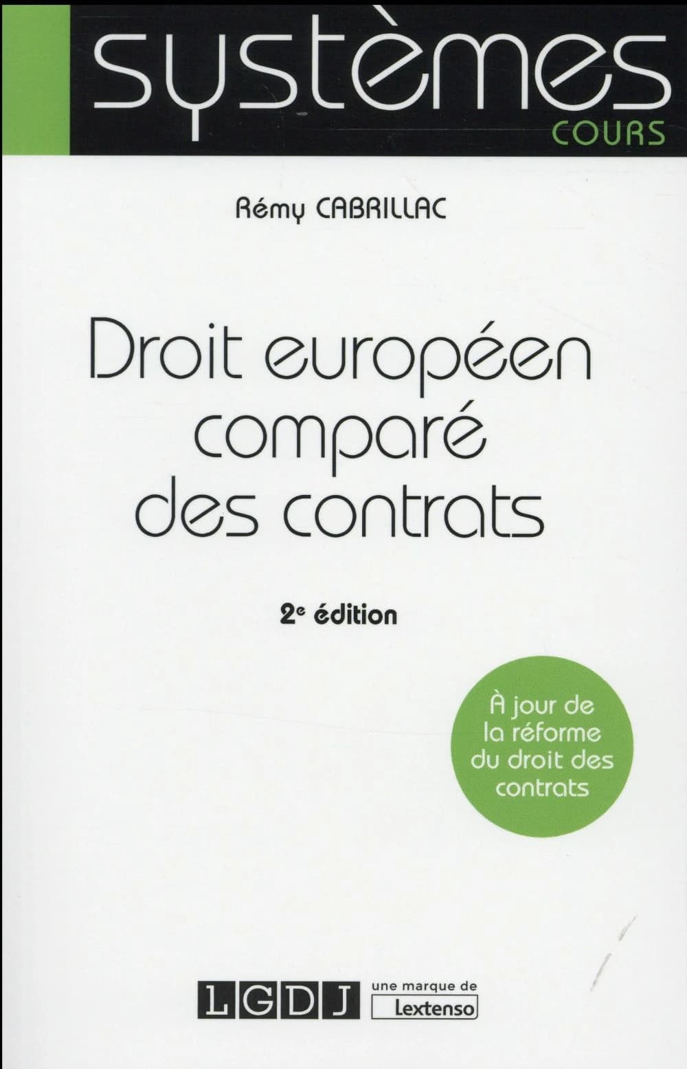 Droit européen comparé des contrats