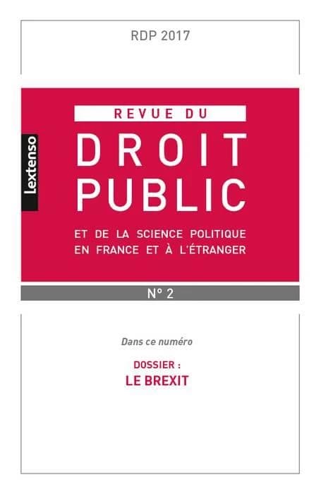 Revue du droit public n.2017