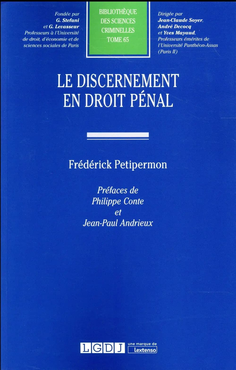 Le discernement en droit pénal