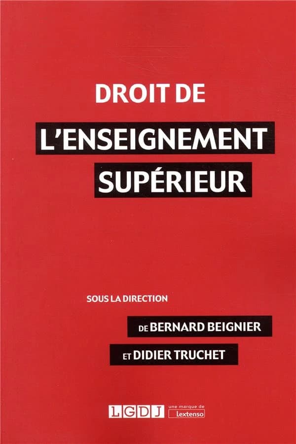 Droit de l'enseignement supérieur