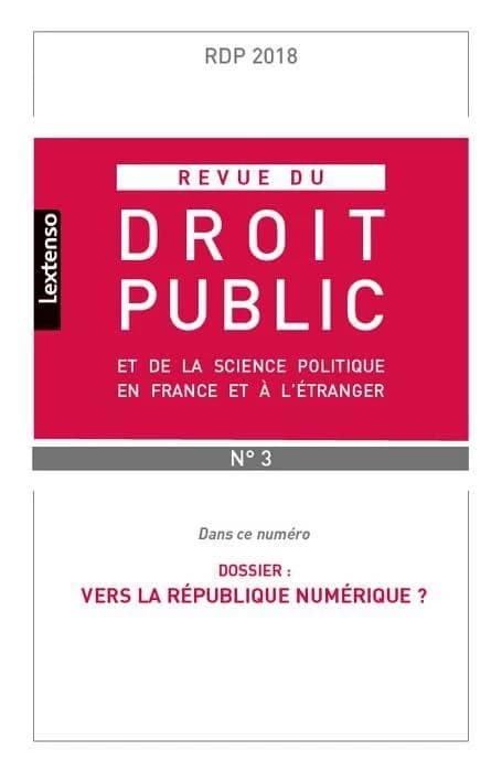 Revue du droit public n.2018