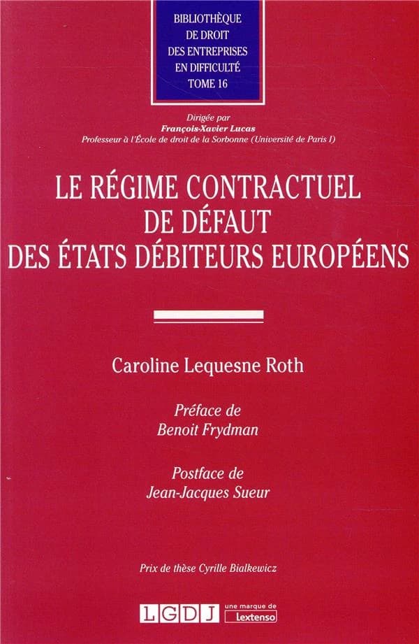 Le régime contractuel de défaut des États débiteurs européens