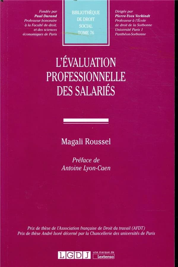 L'évaluation professionnelle des salariés