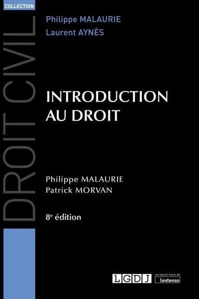 Introduction au droit (8e éd., à jour au 18 juin 2020) Philippe Malaurie,... Patrick Morvan,...