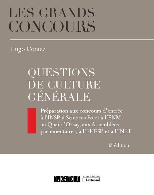 Questions de culture générale (6e éd.) Hugo Coniez,...