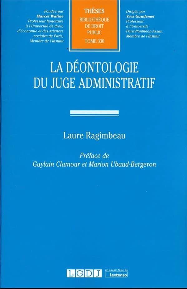 La déontologie du juge administratif