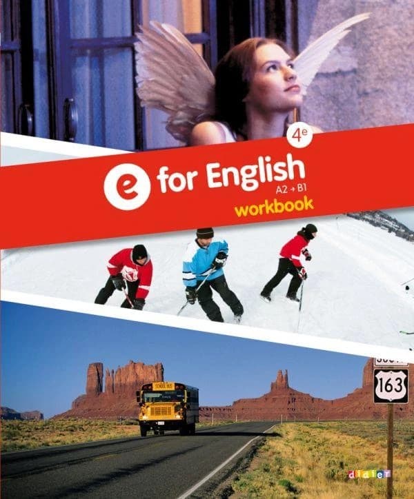 E for English : 4e, A2-B1