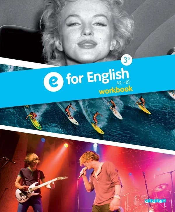 E for English : 3e, A2-B1