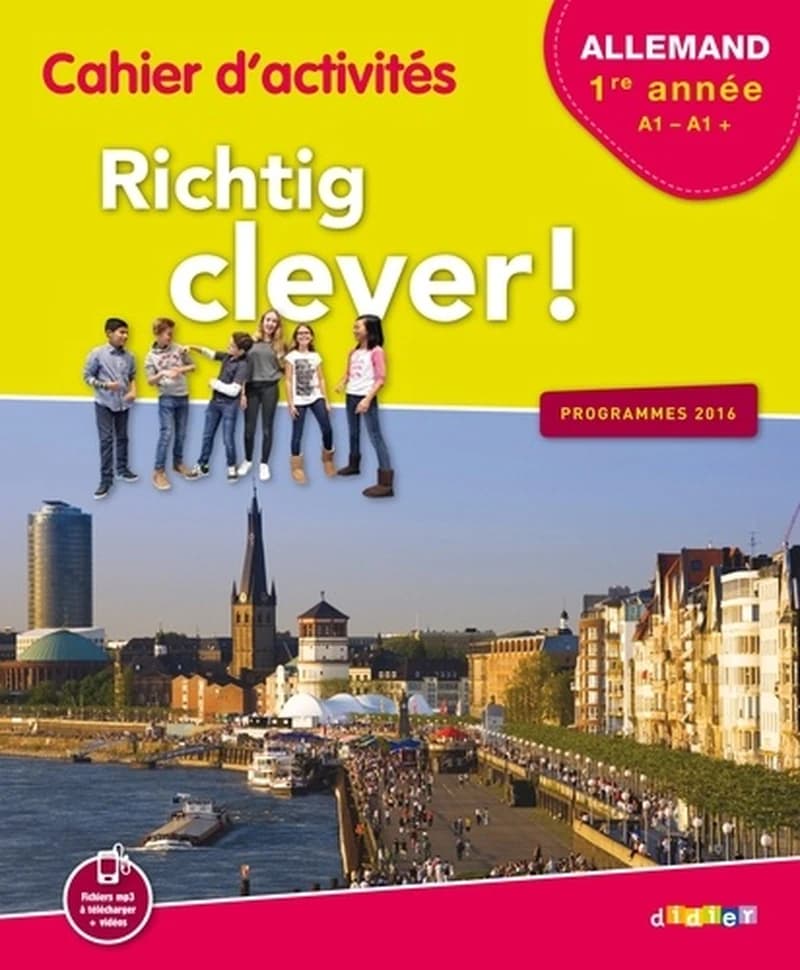 RICHTIG CLEVER LV2  1ÈRE ANNÉE  - CAHIER  - NOUVEAUTÉ 2016