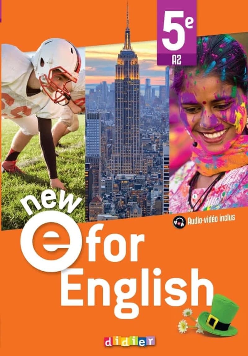 New e for english : anglais ; 5e ; livre élève ; A2