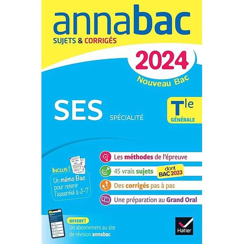 SES spécialité : Tle générale