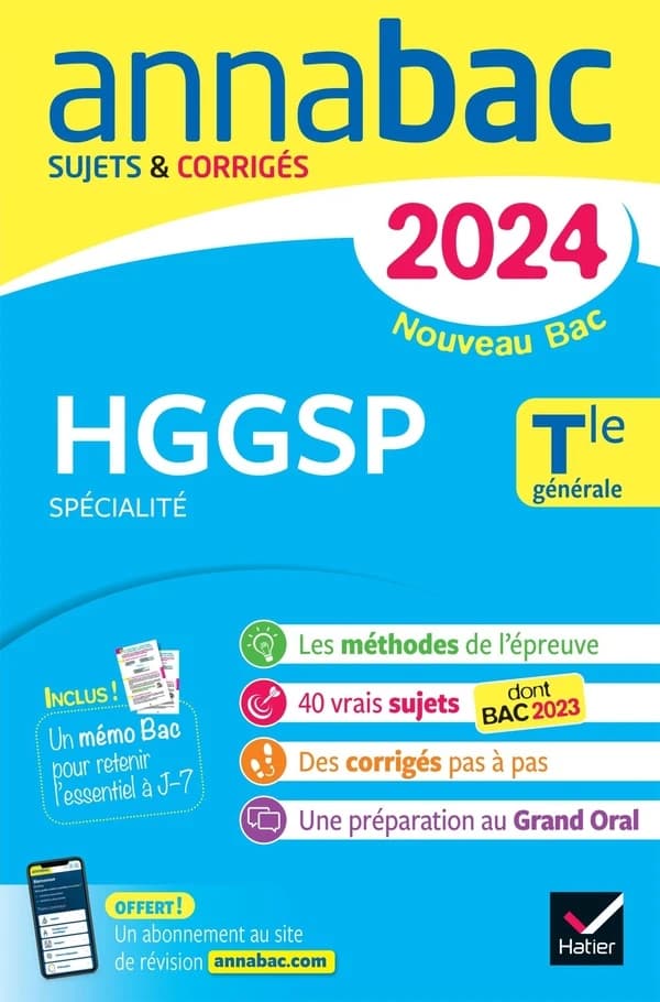 HGGSP spécialité : Tle générale